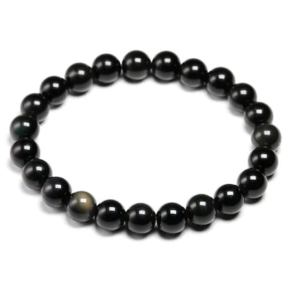 Pulsera Negra Obsidiana | MenteCaballero