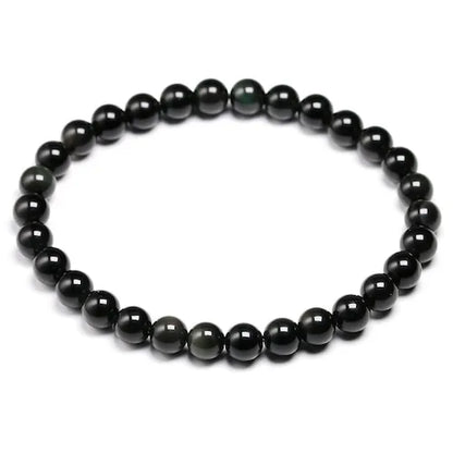 Pulsera Negra Obsidiana | MenteCaballero